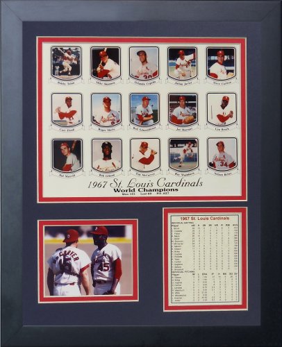 Photo encadrée St Louis Cardinals 1967 le souvenir d'une légende