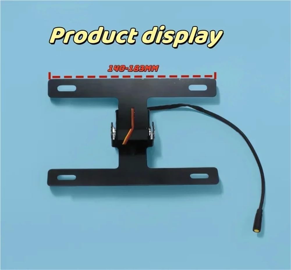 Portatarga Telaio targa regolabile auto-flip per moto vibrazione a 1 pulsante per NC750X CB500X CBR650R X-ADV750 CRF1100L NT1100