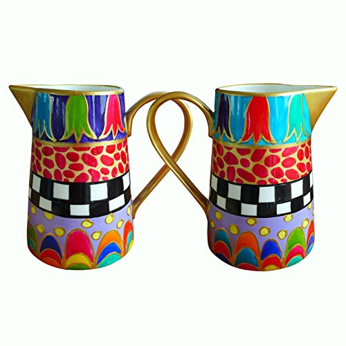 'Emilio' Jug, stunning hand painted porcelain Luxury Gift Box for wedding, housewarming and birthday presents