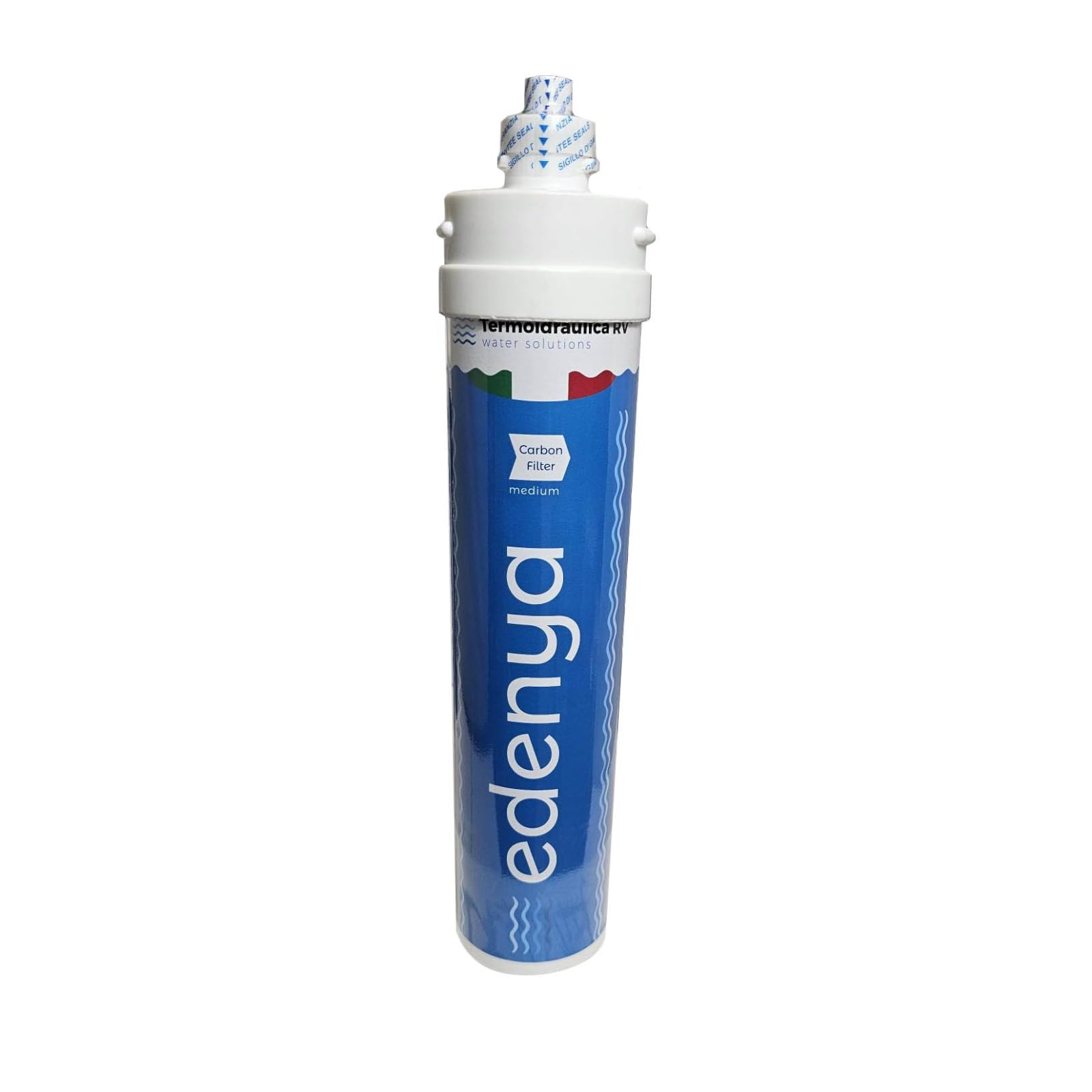 Edenya Filtro a Carbone Attivo 0,5 Micron - Medium Made in Italy Compatibile con Filtro Everpure 4C - 15000 lt 350 lt/h