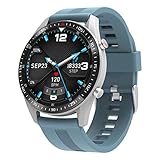 【Wasserfeste Smartwatch】 Die Smartwatch verfügt über einen Farbbildschirm für hochauflösende Bildqualität! Sportuhren sind in schönen Interface-Stilen erhältlich. Die Bildschirmhelligkeit kann manuell an den Geräten angepasst werden. Verwenden Sie eine wasserfeste Fitnessuhr, die Sie beim Laufen im Regen oder beim Händewaschen tragen können.