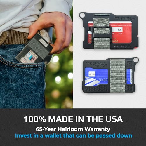 Trayvax Armored Summit Wallet, RFID Front Pocket Metal Credit Card Holder with Money Clip, Slim Minimalist Wallet for Men and Women3