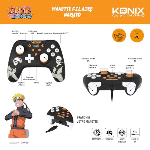 Manette filaire Switch Naruto SWITCH - vue 5
