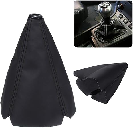 Amazon Liuzhuo シフトブーツ シフトノブカバー 車 トラック 軽自動車 汎用 黒革調 軽トラ Pu レザー 防塵 ギアゲイターブーツ カバー 黒 シフトノブ 車 バイク