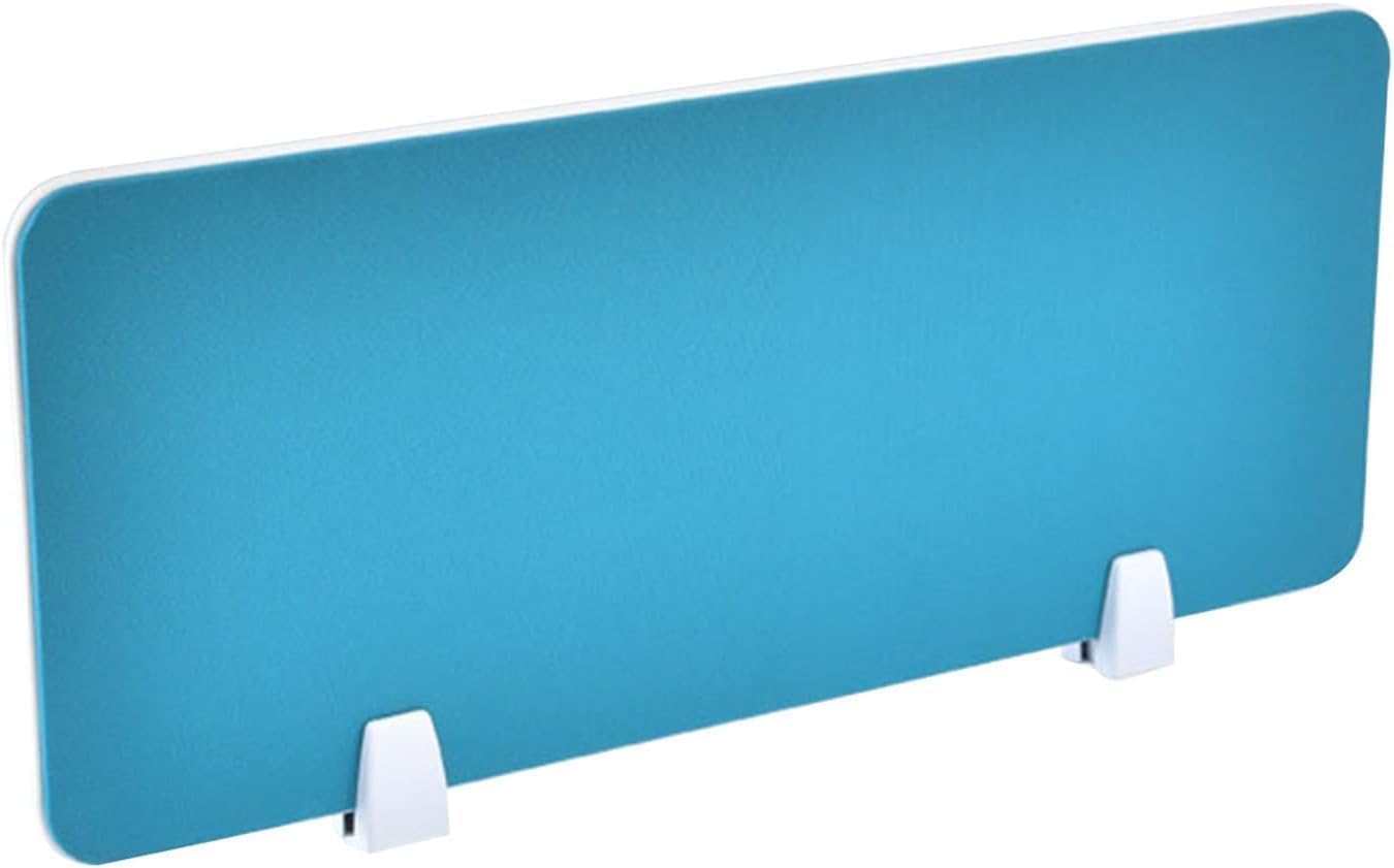 Stand Up Desk Divider Privacy Panel Detachable Office Partition (Blue 31.5"x11.8") Ideal for Workspace Separation and Enhanced Focus