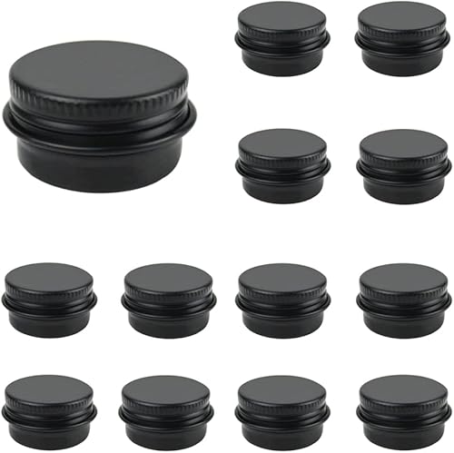 Latas redondas vacías de aluminio de metal de 0.18 oz0.2 fl oz, recipientes sellados para bálsamo labial, cosméticos, velas, salvamento, maquillaje, disponible en Yaxa Mexico