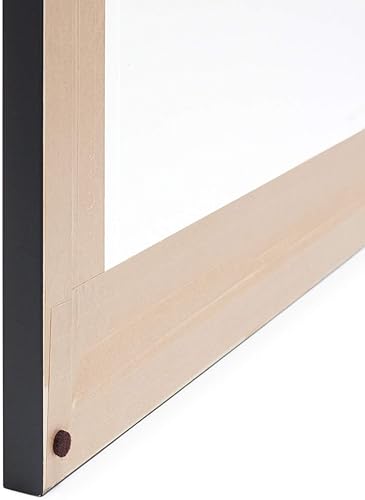 Miniatura 4 de Deny Designs Allyson Johnson - Arte de pared enmarcado negro, 12 x 12 pulgadas, gato hippest