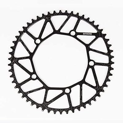 London Craftwork Ultra Lightweight 54T Chainring for Brompton Black 102g