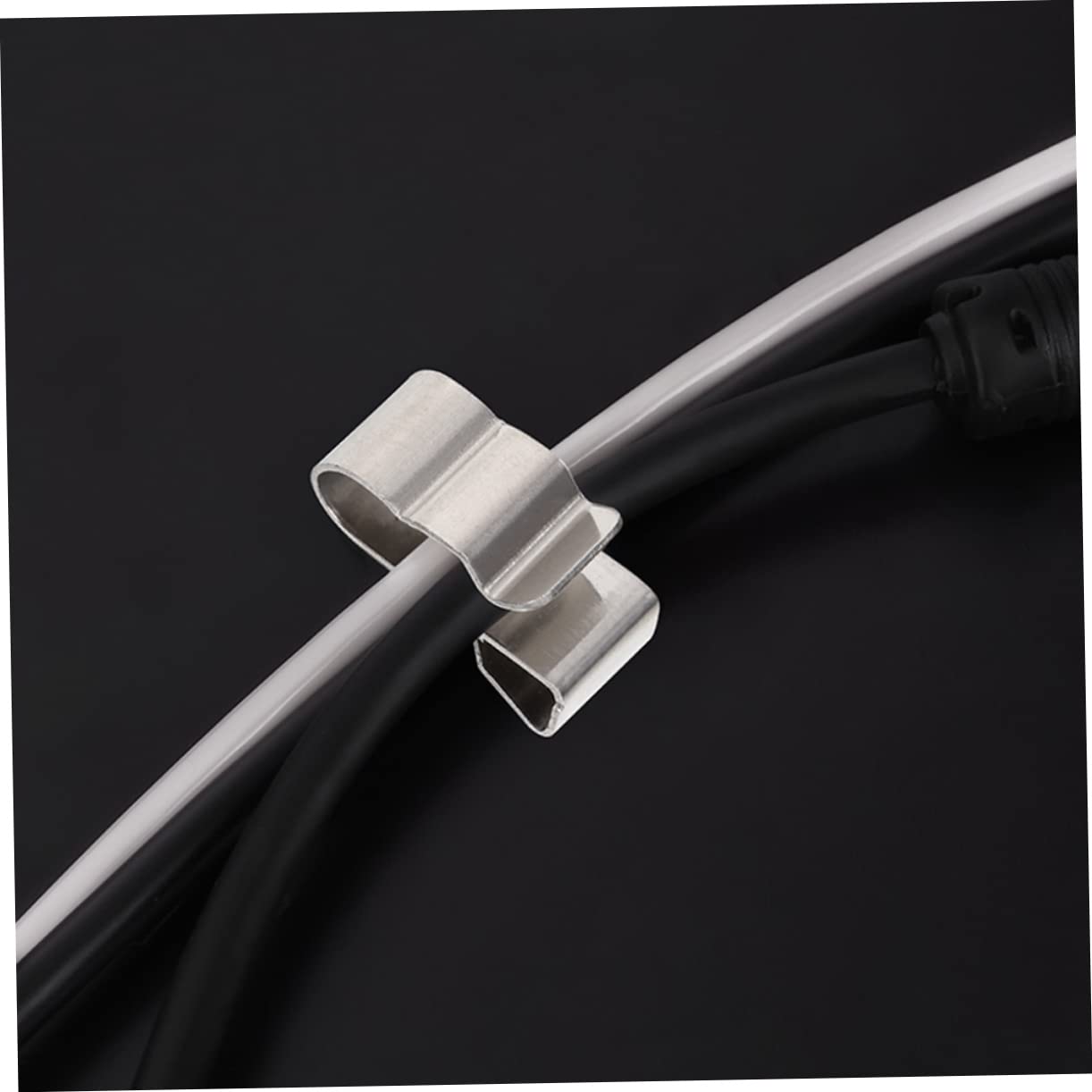 120 Pcs Photovoltaic Cable Clamp Trailer Frame Cable Clamp Cable Clip Wire Clips Wiring Frame Clip Wire Harness Clips Pv Module Wire Management Wire Clamp