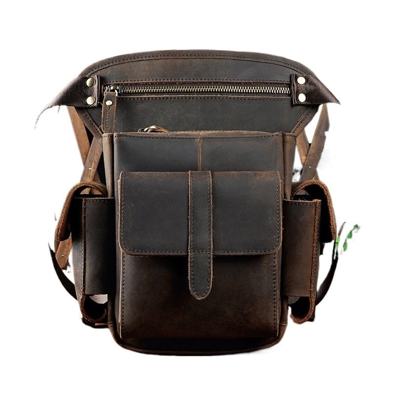 Single Shoulder Messenger Bag Multifunctional Heavy Duty Belt Fanny Pack Leg Bag Tablet Bag2