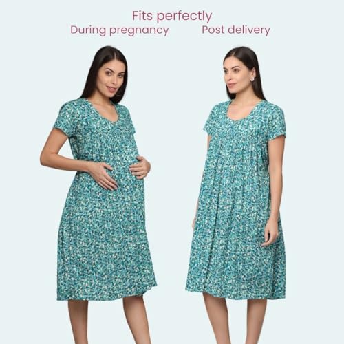Image of Morph Maternity | Maternity Dresses for Women | Fits During Pregnancy & Post Pregnancy | Back Tie to Adjust
