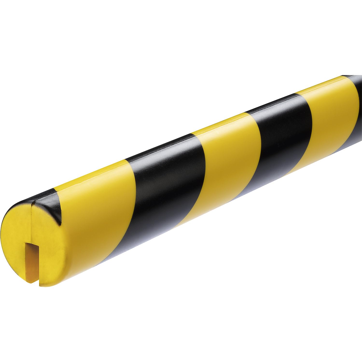 DURABLE | Kantenschutzprofil | Typ E8R | 1-m-Profil | rund | BxH 40 x 40 mm | Gelb/Schwarz