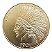 MarshLing Antique Liberty Indian Head Ten-Dollars Coin - Rare Coins Coins for Collectors Uncirculated Morgan Silver Dollars (Gold)