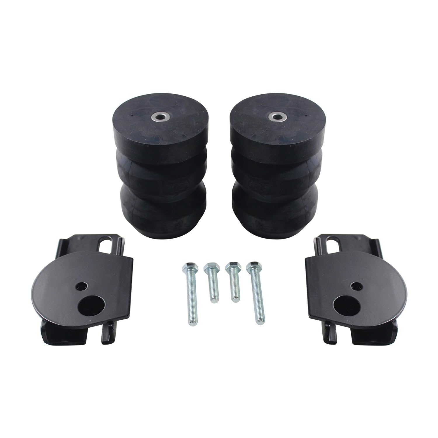 MILLISEC Rear Rubber Helper Suspension Spring Kit – Fits 2014-2023 Dodge Ram 2500 2WD/4WD, Replaces DR2500D