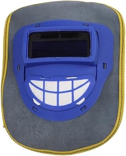 Lightweight Leather Welding Mask 147g Breathable(blue)