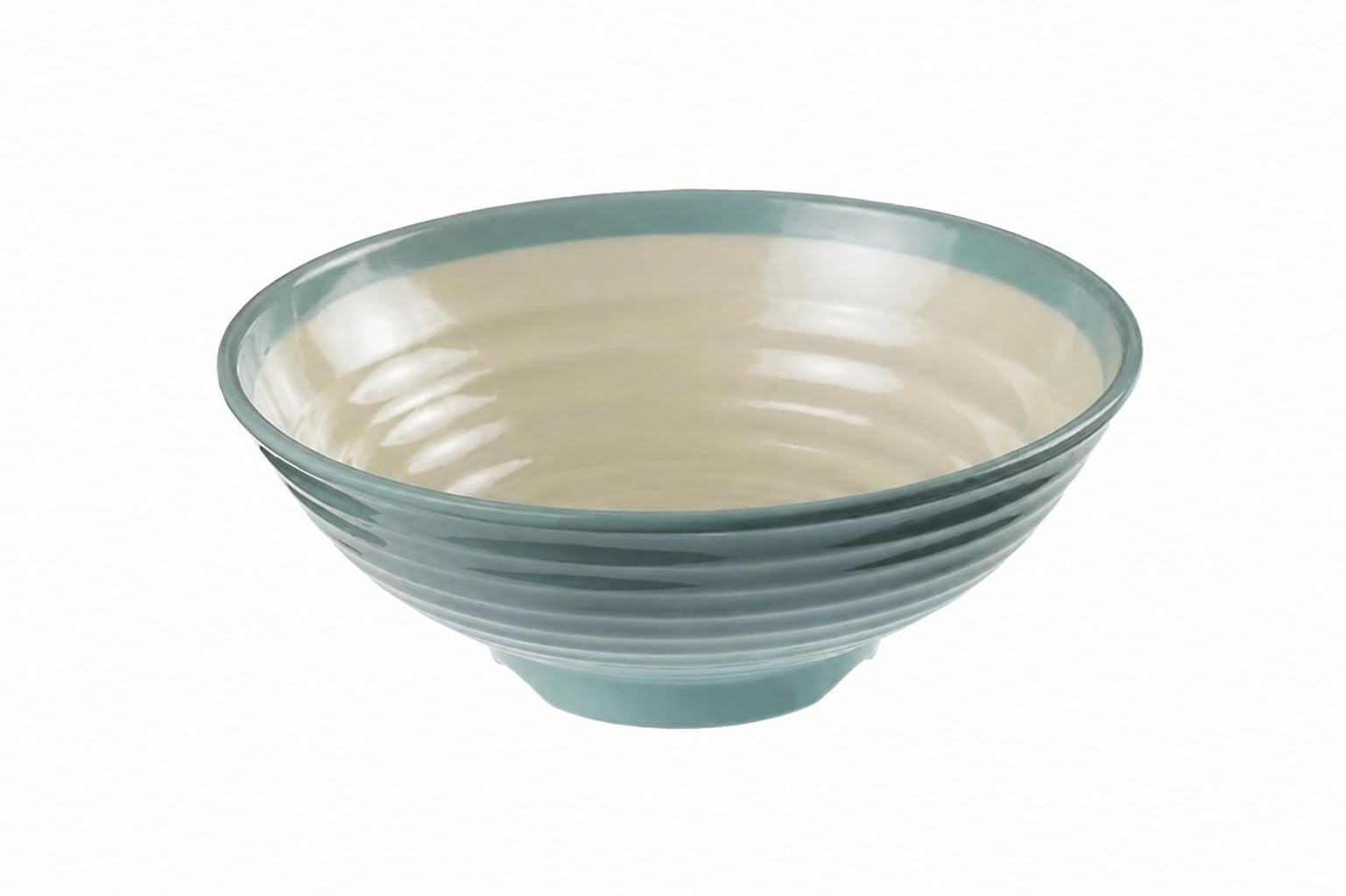 Genérico Cuenco Ramen Melamina Profesional Ø22,8 cm Negro, Pack 12 Unidades | Para Hostelería, Para Restauración, Para Catering