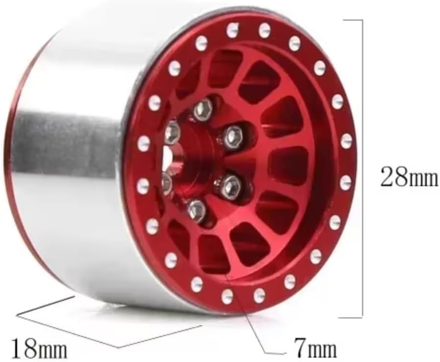 RCアップグレードパーツ For TRX4M For Axial For SCX24 AX24 1/18 1/24 4個 1.0イン