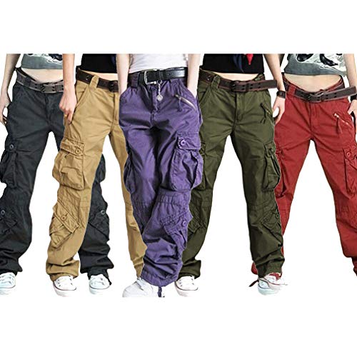 Mxssi Pantaloni Cargo da Donna - Ladies