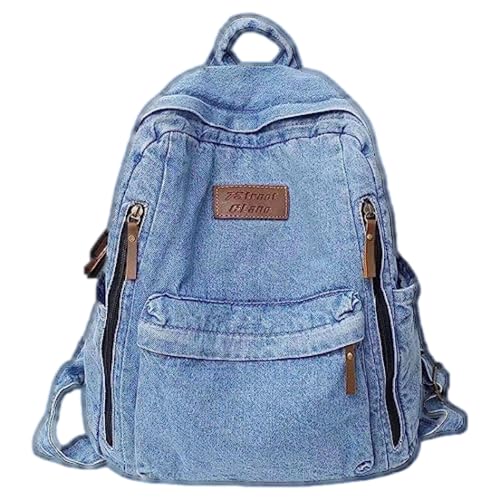 Sac à dos en denim résistant à l'eau 32 L grand volume pour le travail