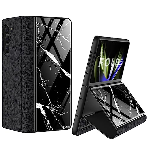 Coque cuir Samsung Galaxy Z Fold5 étui premium avec protège-écran