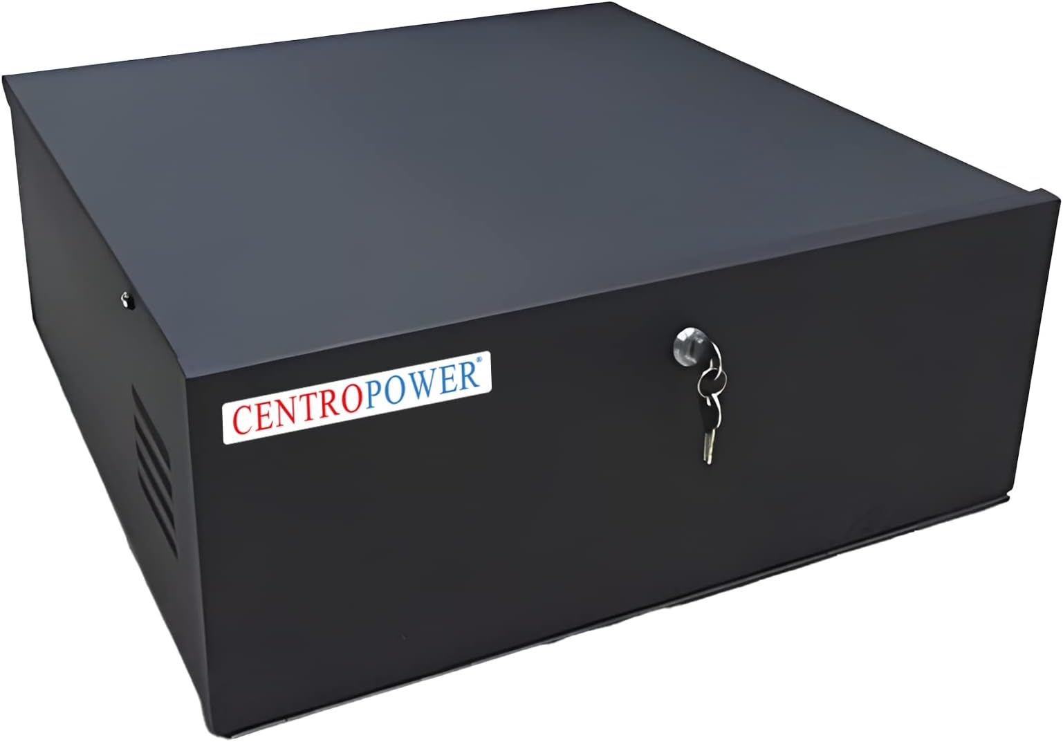 15 x 15 x 5 Inches DVR Lock Box, NVR Security Lockbox Enclosure Heavy Duty 16 Gauge with AC Fan, Great Electonics Lock Box for Home, Schools, Classrooms, and Any Public Place by CENTROPOWER