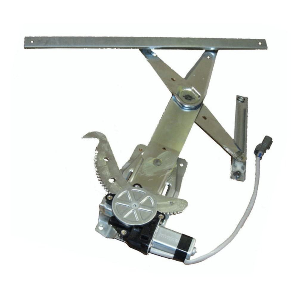 TRQ Front Left Power Window Regulator &amp; Motor Assembly Drivers Side Compatible with 1996-2007 Ford Taurus 1996-2005 Mercury Sable FO1350140