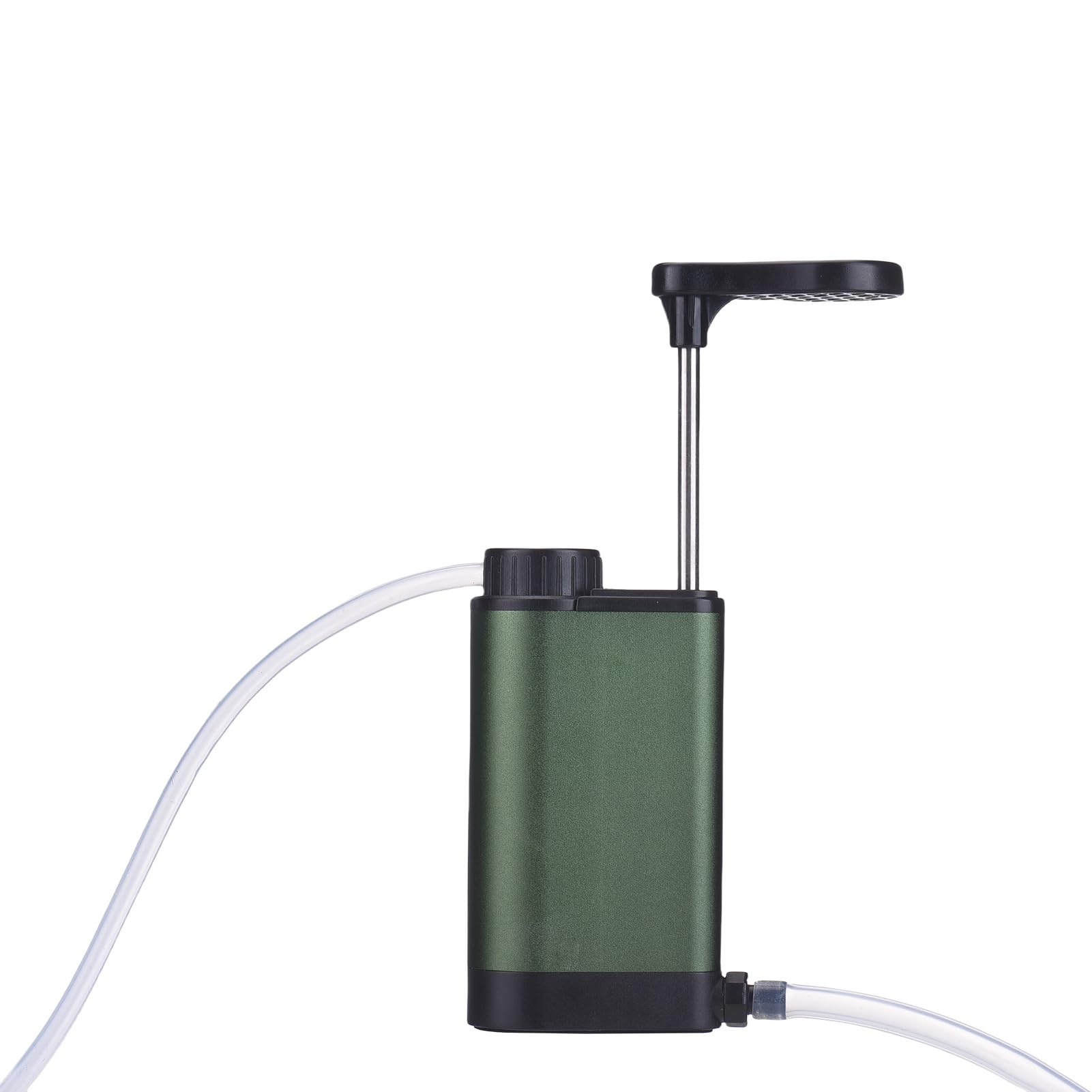 Matybobe Filtrazione Portatile Filtro di Sopravvivenza di Emergenza per Esterni di Filtro dell'Acqua Compatto Acciaio Inossidabile a velocità Rapida Leggera per la Pesca da Campeggio per (K8191)