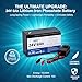 LOLRKO 24V LiFePO4 Battery 6Ah, Deep Cycle Lithium Iron Phosphate Battery Pack with Charger, Female Spade Terminal Wire, for DIY Electronics, LED Lighting, and Camping