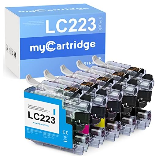 MyCartridge Compatible Brother LC223 XL LC223XL Cartuchos de Tinta para Brother DCP-J5720DW DCP-J4120DW MFC-J5320DW MFC-J480DW MFC-J880DW MFC-J4420DW MFC-J5625DW MFC-J5720DW