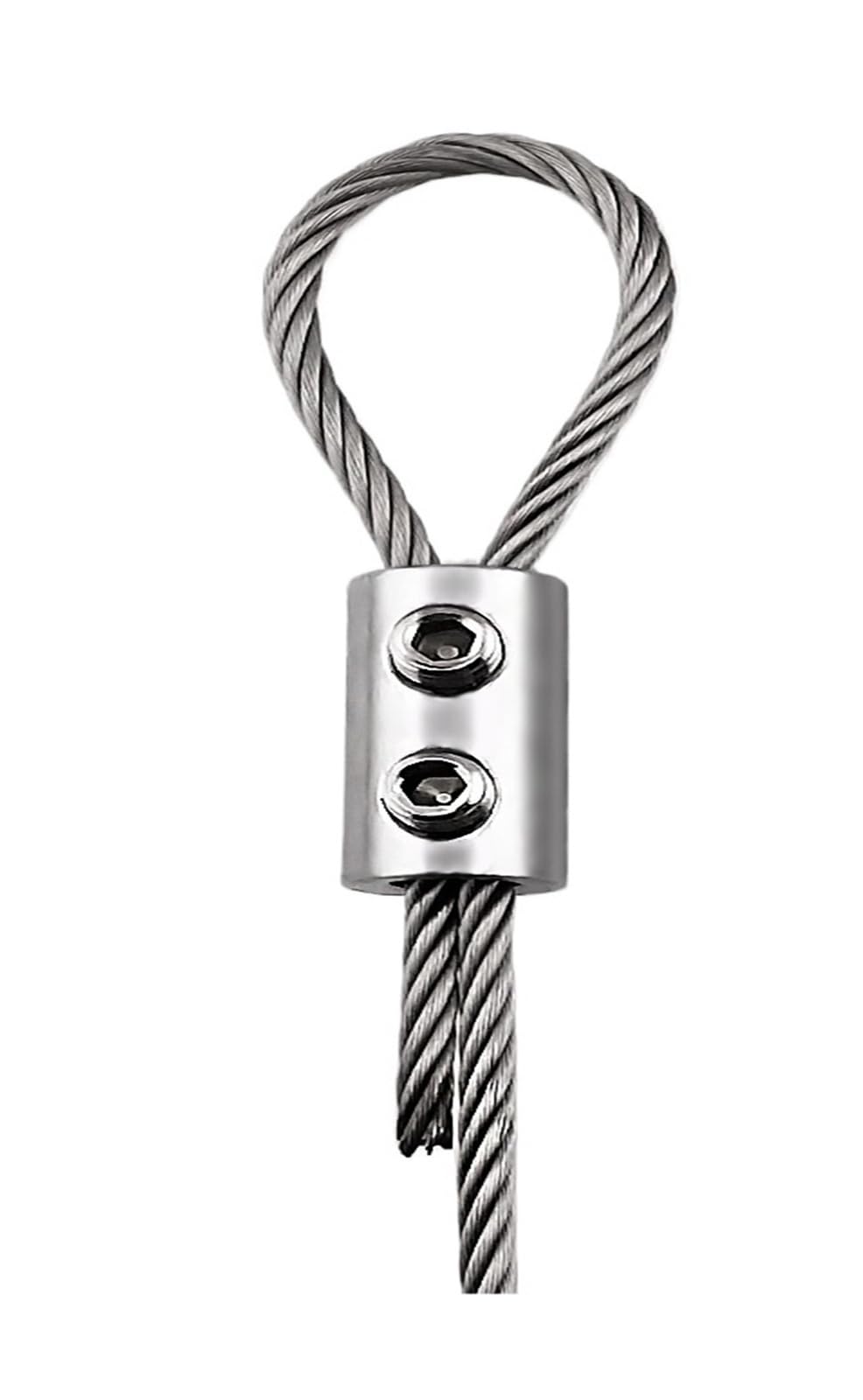 Pinces à boucle réglables en acier robuste pour un maintien durable des charges suspendues