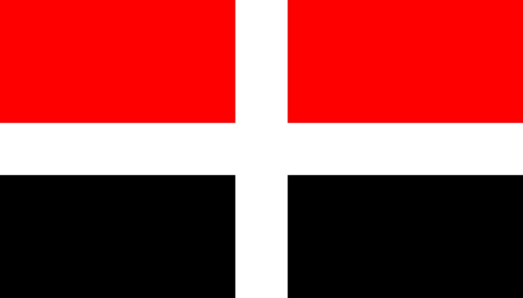 Drapeau large de revendication historique en tissu résistant pour rassemblement