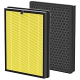 AP309 AP409 Replacement Filters, Compatible with DAYETTE Air Purifier AP309/AP409, H14 HEPA Filter with Activated Carbon, 2 Pack (Pet Filter)