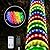 Kenburg Christmas Rope Lights Outdoor, 33Ft 400 LED Multicolored String Lights, Waterproof Tube Light Plug in 8 Modes Timer Memory, Permanent Christmas Lights for Tree Fence Garden Indoor Decorations