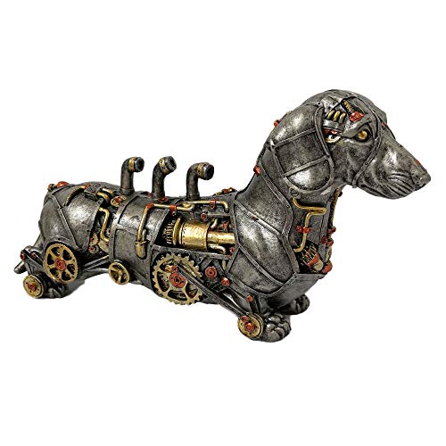 Steampunk Dachshund Sausage Dog Sculpture. Steampunk Stuff