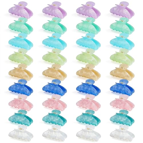 Pinzas grandes acrílicas para cabello, pack de 36 piezas miniatura 1