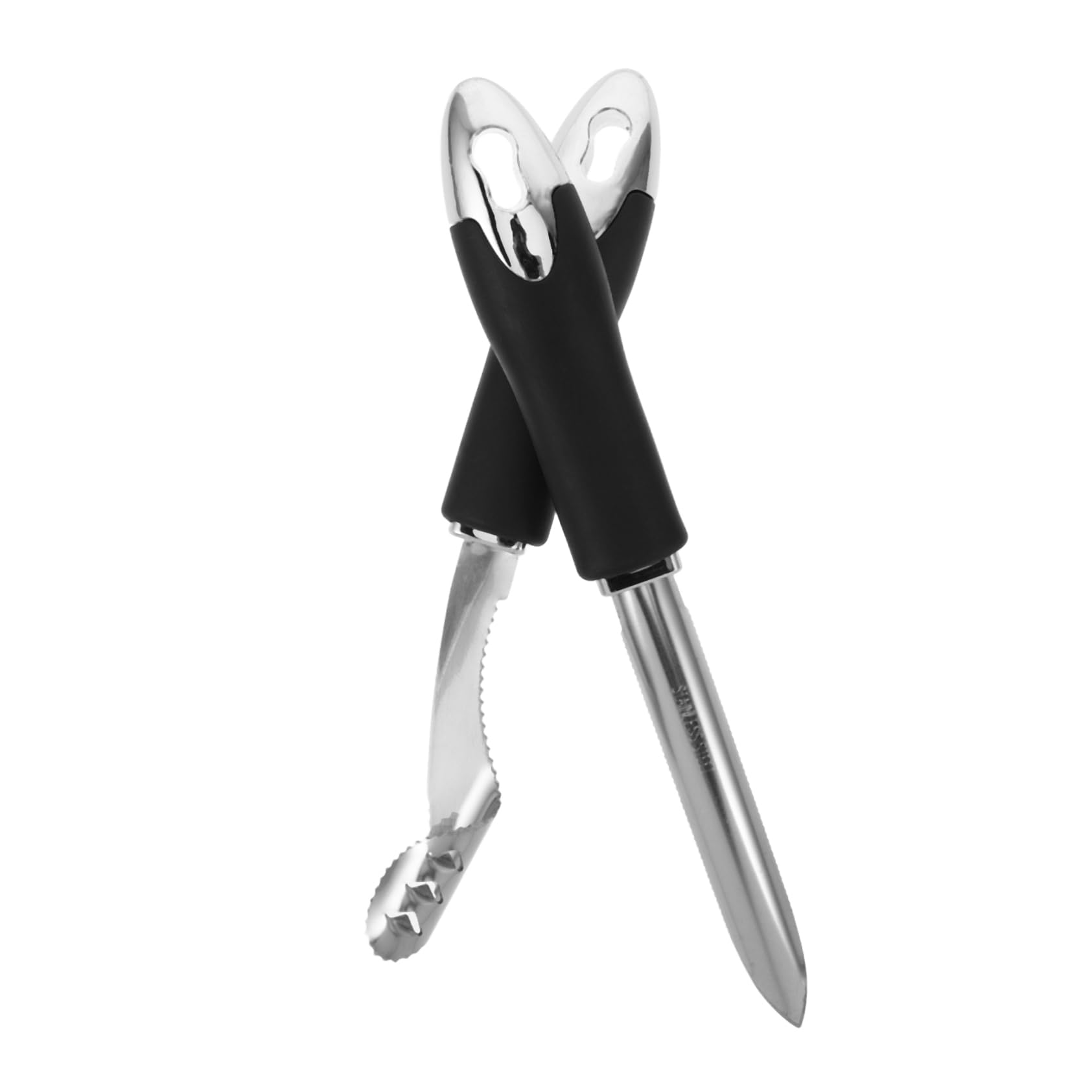 GALPADA Extractor De Núcleos Inoxidable Para Pimientos Y Verduras De Herramienta Descorazonadora Para Cocina Diseño Y Serrados Para Uso Rápido Y Práctico 2 Piezas X 4