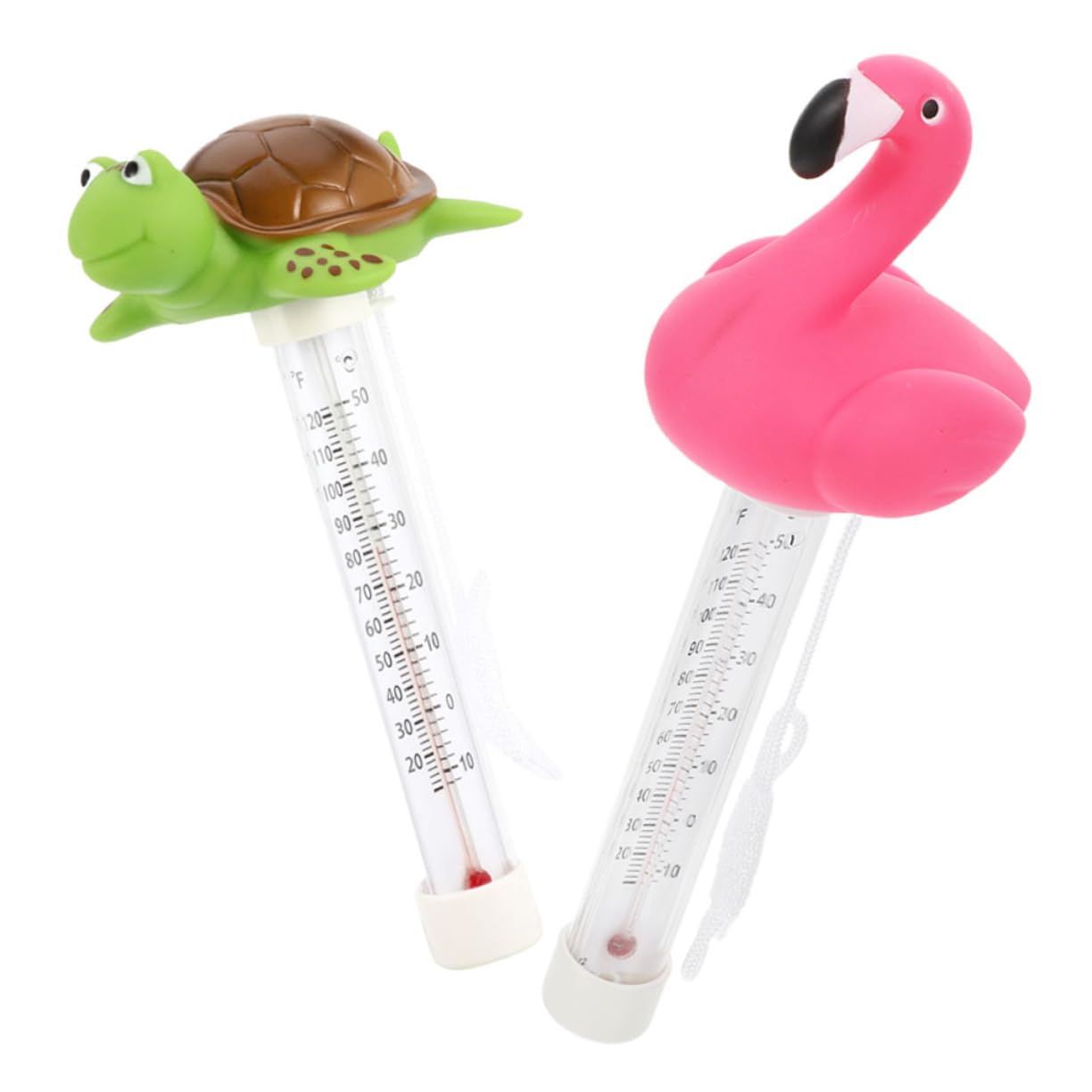 TOYANDONA 5 Set Termometro Per L'acqua in Fenicottero Piscina Galleggiante Termometro Acqua Vasca Della Piscina A a Per a Plastica 2 Pezzi*5