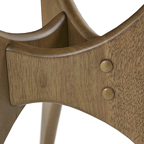 Image of INK+IVY Blaze Triangle Wood Coffee Table Plywood with Wood Veneer Legs, Mid-Century Modern, Easy Assembly, Accent Furniture For Living Room, Minimalist Decor, Light Brown