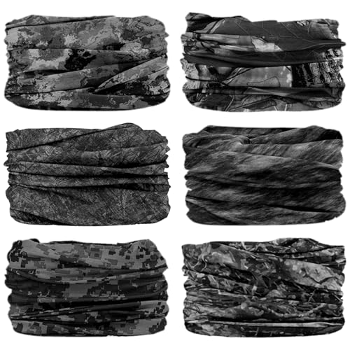 Image of Neck Gaiter for Men Women Headwear Bandana Head Wrap Face Scarf Mask Cover Warmer Balaclava-Seamless & Versatile