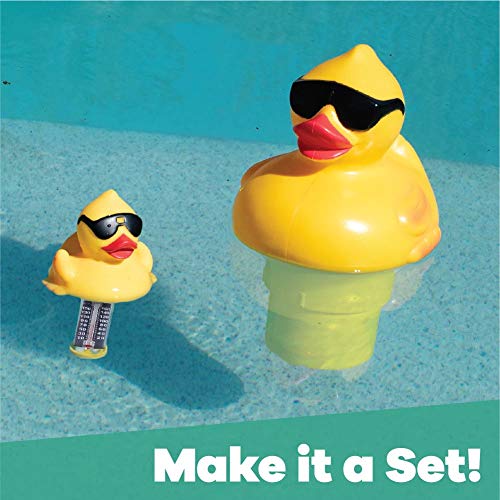 GAME 13901-BB Derby Duck Spa and Pool Thermometer Shatter-Resistant Casing, Tether Included, New Model - Thumbnail 6