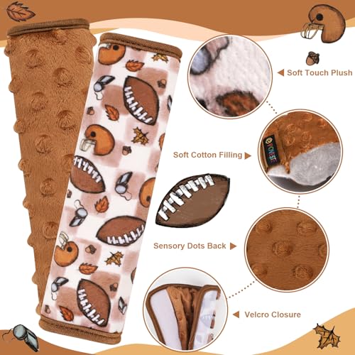 Image of Seat Belt Covers for Kids, 2 Pack Double-Sided Use Shoulder Pads for Kids