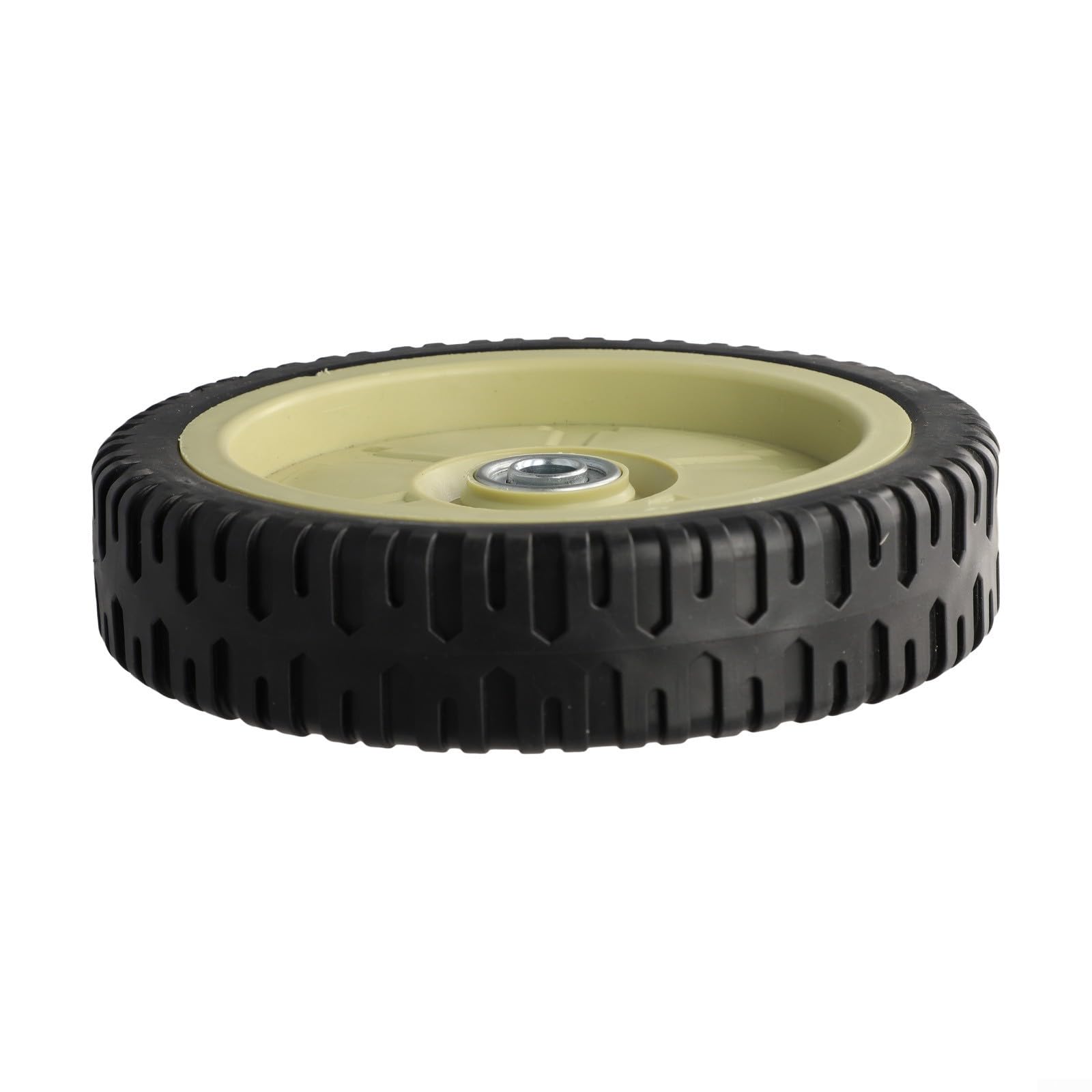 Honseadek 1 roue de rechange en caoutchouc pour tondeuse à gazon GENERAL - 19,5 cm de diamètre - Noir