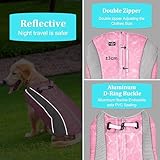 Hundemantel für kaltes Wetter und Hundeweste für den Sommer Multifunktionale Hundejacke mit reflektierenden Streifen, winddichter und Warmer Hundemantel im Winter, kühlende Weste für Hunde im Sommer
