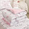 Viviland Unicorn Toddler Comforter Sets, Cute Girls Toddler Bedding Set, Soft Microfiber Toddler Bed Set #5