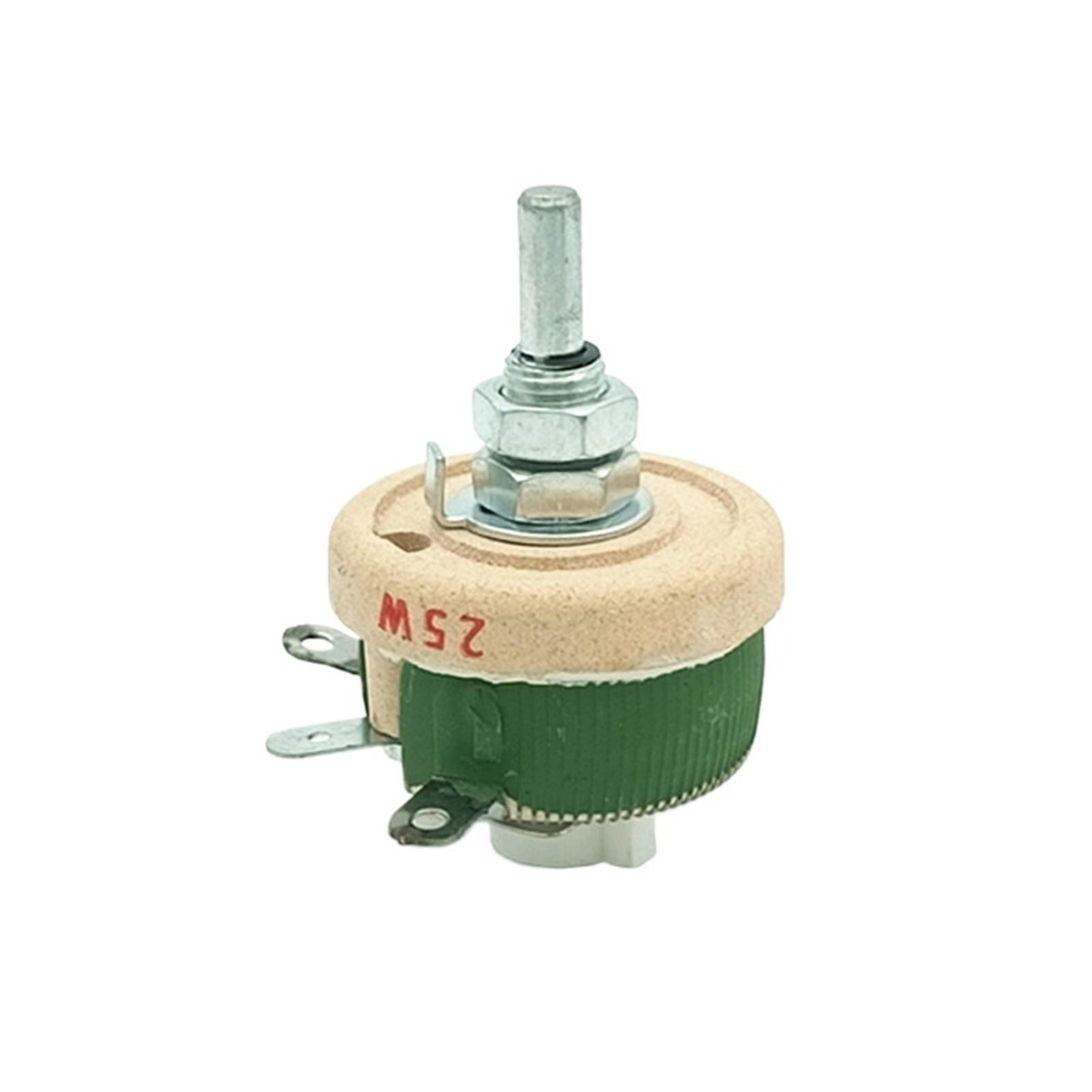 VKvmNYlxx 25 Watt High Power Coiled Potentiometer, 10 Ohms, Variable Resistance, Rheostat, 25 Watts.