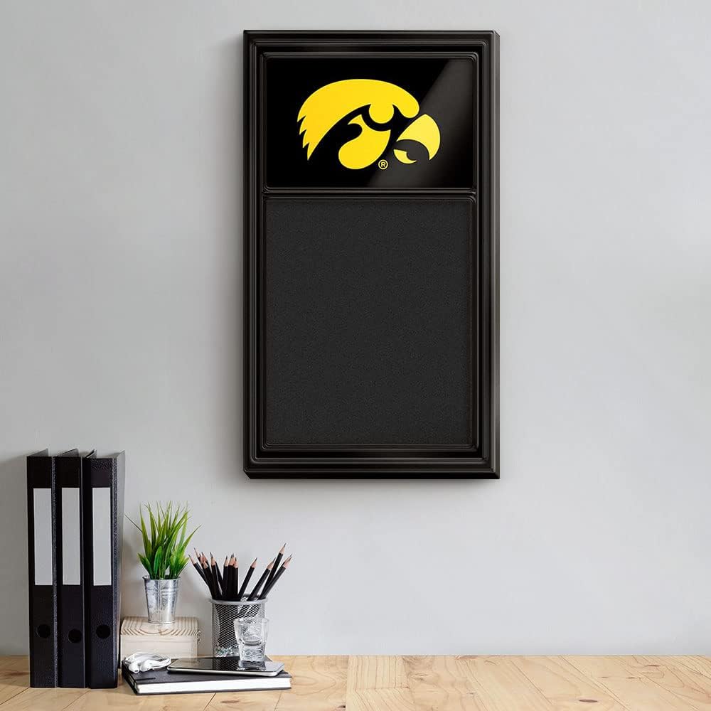 The Fan-Brand NCAA - Mirrored Chalk Note Board - Sports Team Bar Sign Décor: Home, Dorm, Garage, Office, Fan Cave