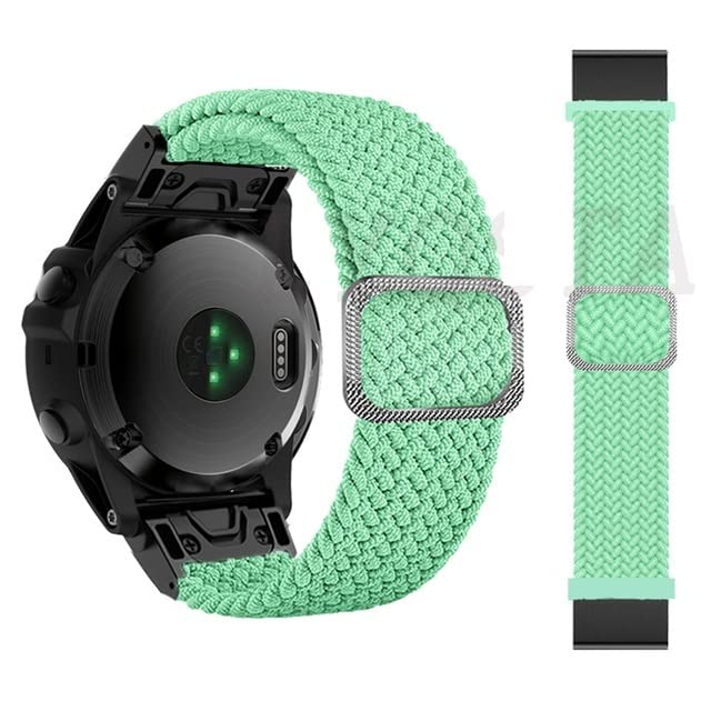 Correa de nailon ajustable de 22mm y 26mm compatible con relojes Garmin Fenix y Forerunner