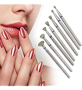 Lot de 7 forets à ongles en céramique de sécurité professionnelle 3/32" en carbure de diamant pour perceuse à ongles