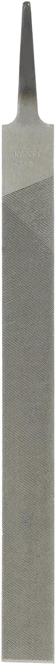 sourcing map Flat Thin Cut File 8" Double Cut Teeth High Carbon Steel Hand Rasp File Without Handle for Metal Wood Deburring Removing