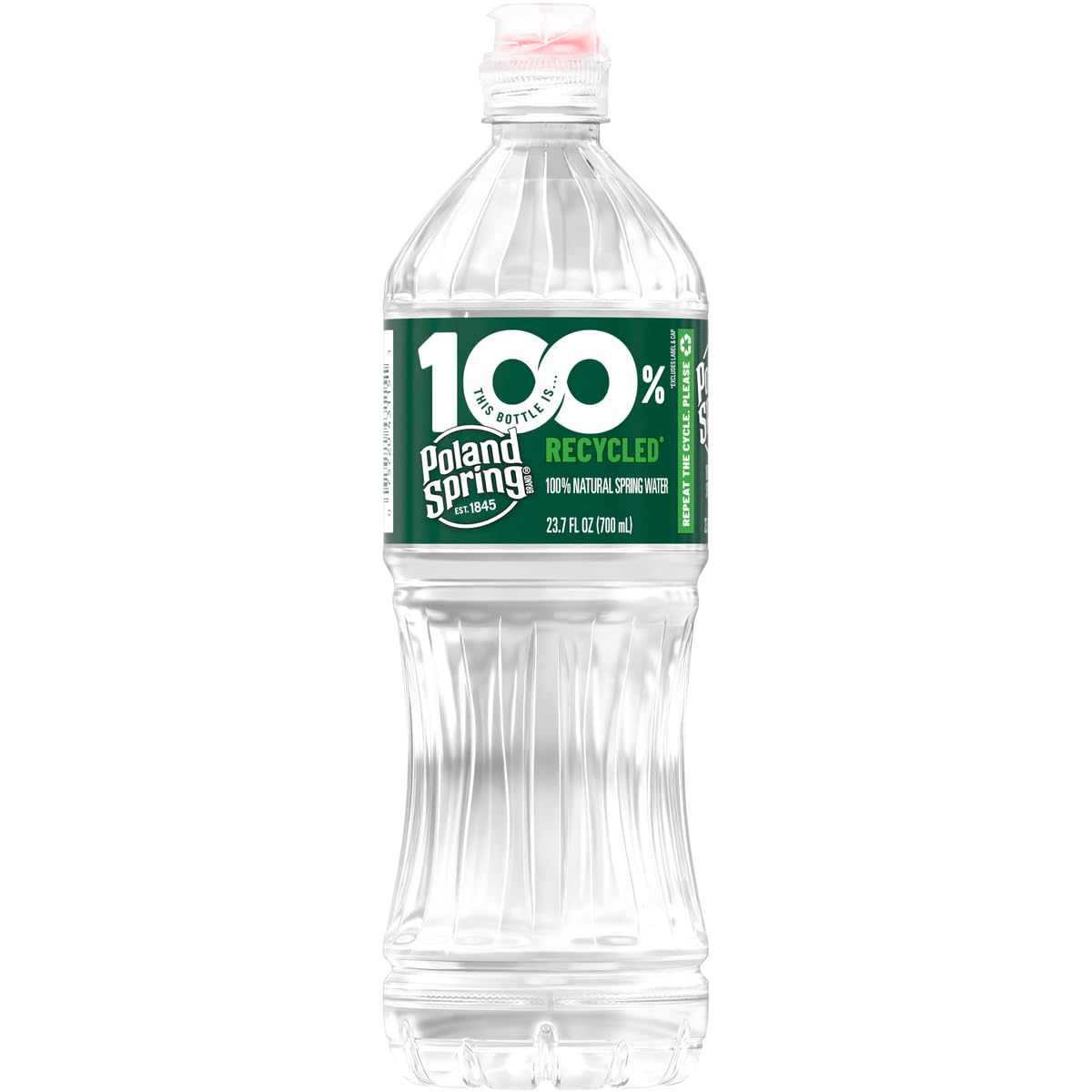 Poland Spring Water,Sport with Flip Cap 23.7 Oz (Pack of 24)